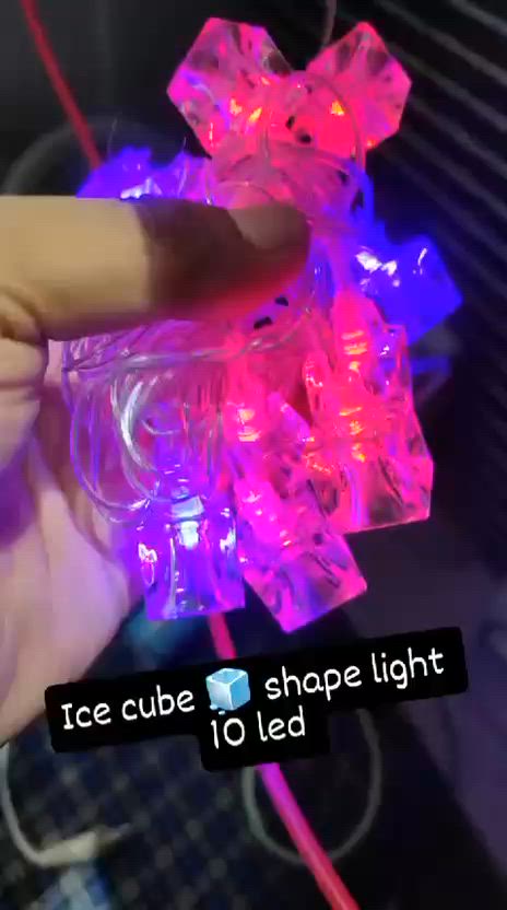 Multicolour Ice Cube String Light (10L) 🧊 | TwiiMart.in